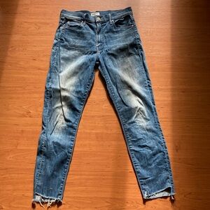 Mother Stunner fray jeans